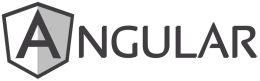 Image of Angular logo. Image of Angular logo, a programming language used for app development.