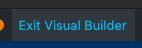 exit visual builder button